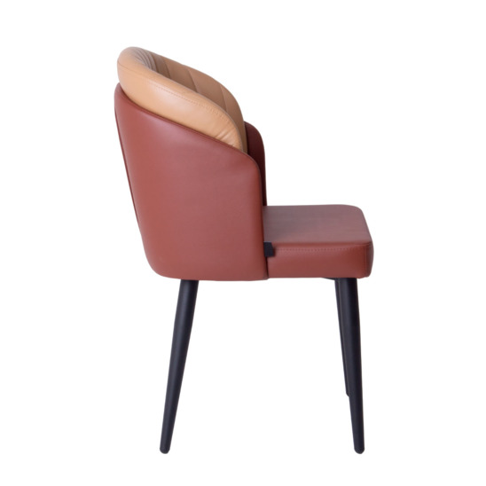 Lily half-seat, BOOM leatherette, metal legs - photo 2