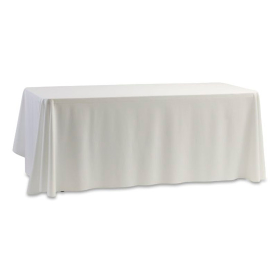 Rectangular tablecloth, white Gabardine, 310x220 cm - photo 1