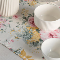 Product photo Teflon DUCK fabric, May flowers from the ChiedoCover company.
