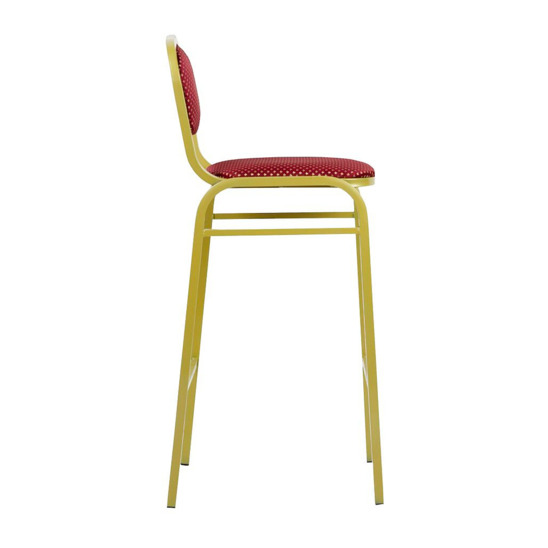 Bar stool Hit 20 mm, gold, red crown - photo 3