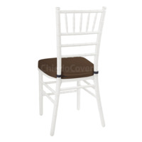 Product photo Chiavari chair cushion 01, 5 cm, brown from the ChiedoCover company.