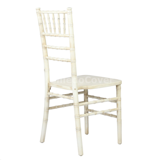 Chiavari chair, white wood, walnut patina - photo 3