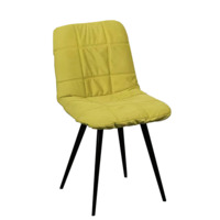 Product photo Chair cover with CHILLY backrest, large stitching, yellow from the manufacturer ChiedoCover, product picture, real product photo