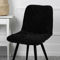 Product photo Chair cover with CHILLY backrest, black from the ChiedoCover company.