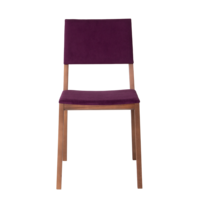 Product photo Laki chair, Vivaldi 19 velour, legs stain light walnut from the ChiedoCover company.