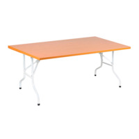 Product photo Table Leader 2, 1800*900, beech, white, PVC edge from the manufacturer ChiedoCover, product picture, real product photo