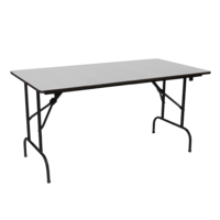 Product photo Table Leader 1, 1500*900 grey, frame black from the manufacturer ChiedoCover, product picture, real product photo