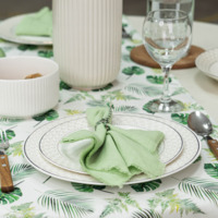 Product photo Dining set 3, linen/ spring green from the ChiedoCover company.