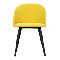 Product photo Solar chair, yellow, metallic legs from the ChiedoCover company.