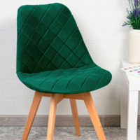 Product photo Frankfurt chair cover, large diamond, emerald green from the manufacturer ChiedoCover, product picture, real product photo