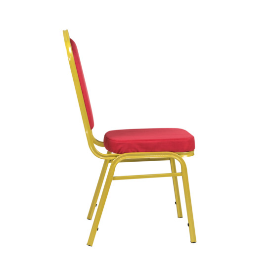 Chair Hit 25mm - gold, velour red - photo 5