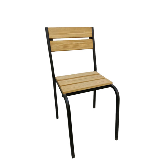 Henri street chair, light walnut - photo 1