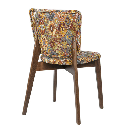 Safir chair, Arrabes tapestry, antique walnut - photo 2