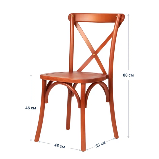 Crossback chair, cinnamon - photo 9