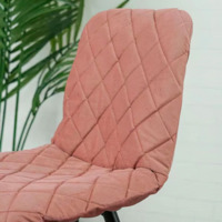 Product photo Chair cover with back CHILLY, pink from the ChiedoCover company.