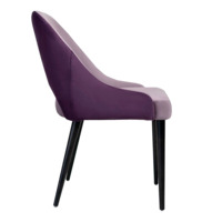 Product photo Mila's chair, purple from the ChiedoCover company.