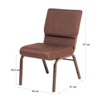Product photo Church Croc chair, bronze frame from the ChiedoCover company.