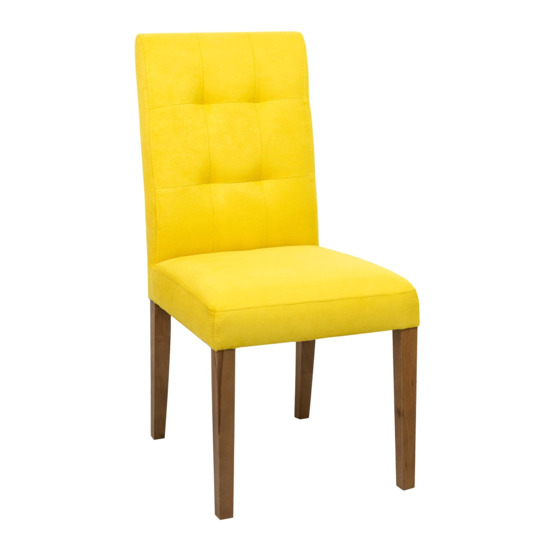 Hague Diamond chair, yellow velour - photo 1