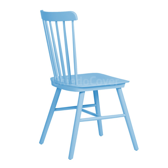 Tucker chair, blue wooden - photo 5