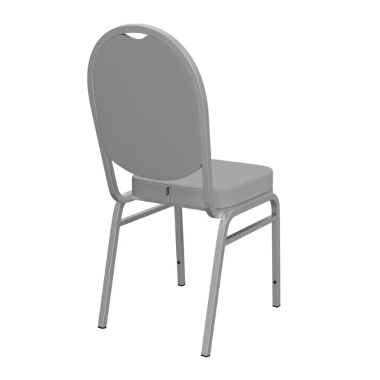 Asia 20 chair, Remy 81 velour, silver frame - photo 5