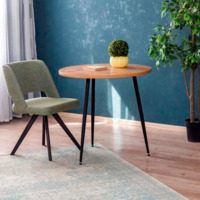 Product photo Fill chair, green matting, beech legs from the ChiedoCover company.