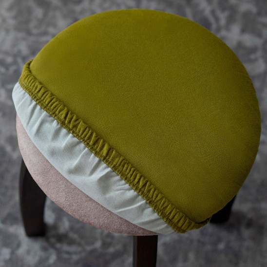 Stool cover, without foam, olive - photo 3