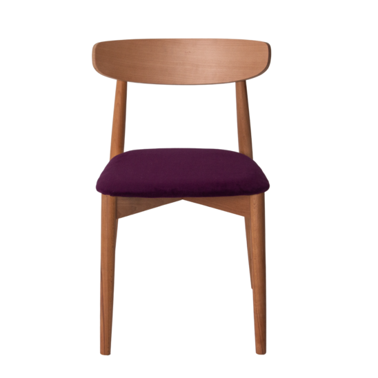 Rockwell chair, Teddy 646 velour cushion, beech lacquer - photo 2