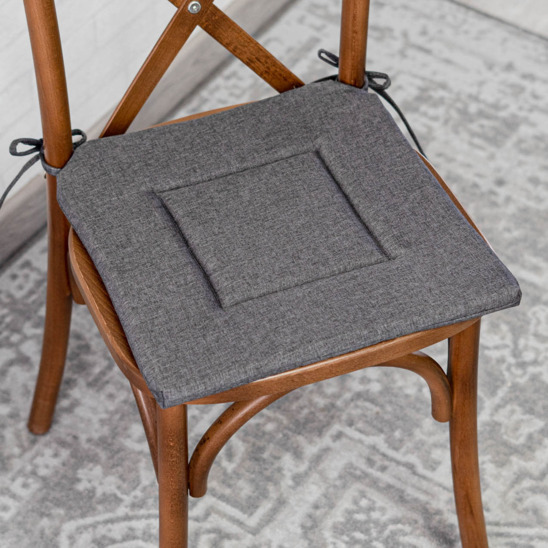 Chair cushion 39x39, grey - photo 2