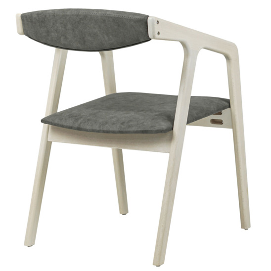 Fendi half-seat, Shawn green grey suede, white organic - photo 3