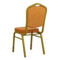 Product photo Hit chair, 25 mm, gold, orange chenille from the ChiedoCover company.