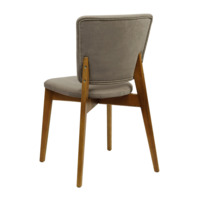 Product photo Safir chair, velour light grey from the ChiedoCover company.