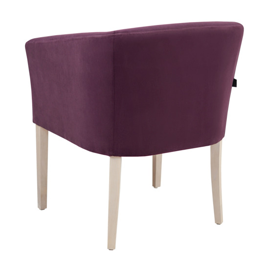 Half-seat Sambuca, velour PRIMA purple purple, white stain - photo 3