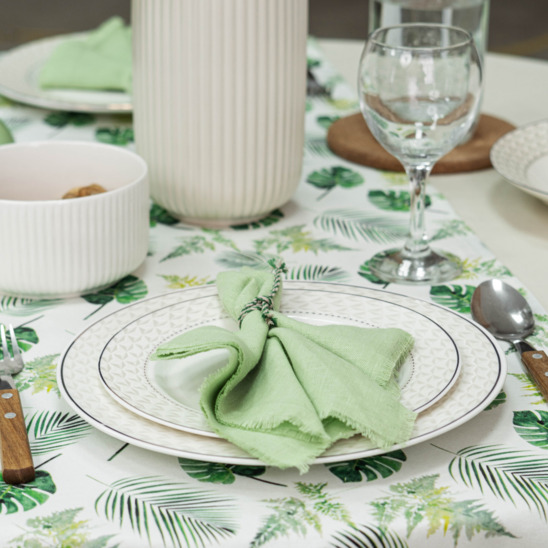 Dining set 3, linen/ spring green - photo 4