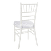 Product photo Chiavari chair cushion 01, 5 cm, white from the ChiedoCover company.