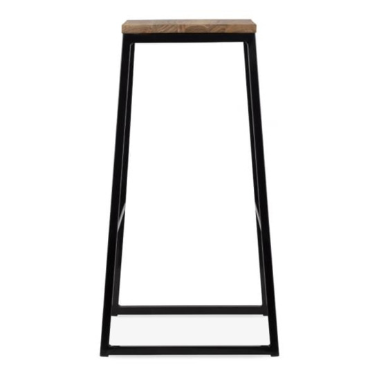 Bar stool, black frame - photo 2