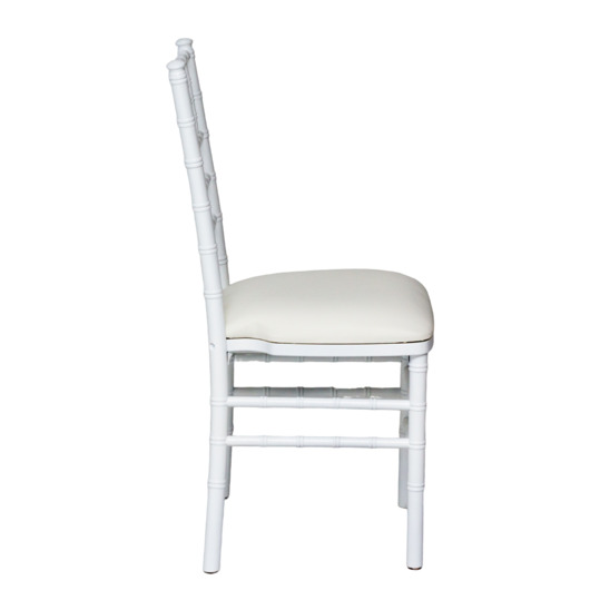 Chiavari chair-2 white, with upholstered seat - photo 3