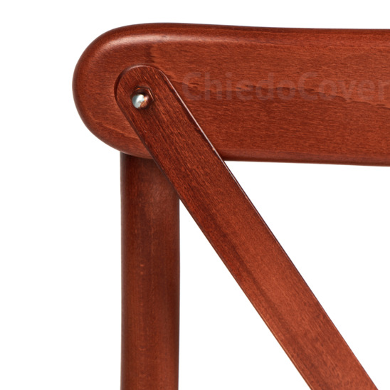 Crossback chair, mahogany, with cushion - photo 8