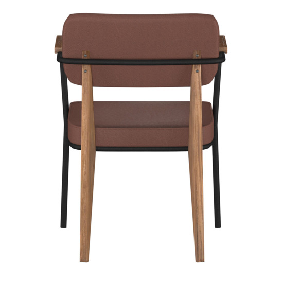 Mix chair, brown leatherette - photo 4