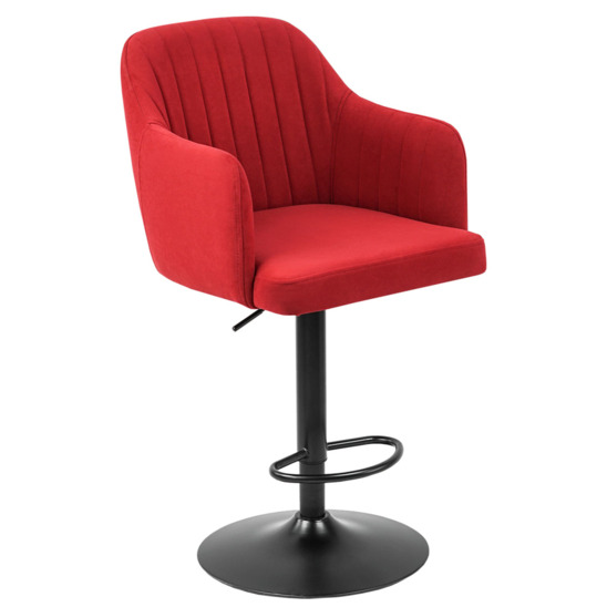 Tulip chair, Dreamberry velour, bar base D-C15 black - photo 1