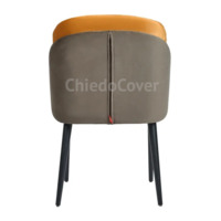 Product photo Half-seat Lily velour zizi, legs black enamel from the ChiedoCover company.