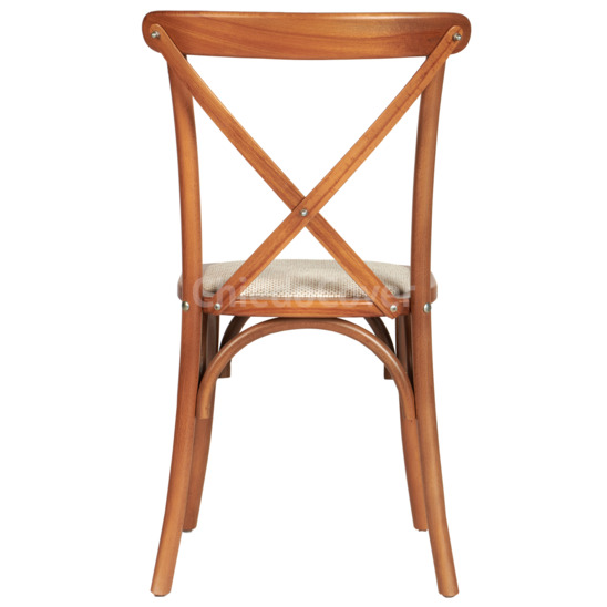 Crossback chair, light walnut, with cushion - photo 5