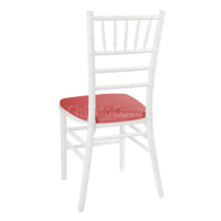 Product photo Chiavari chair cushion 01, 2 cm, richard red from the ChiedoCover company.