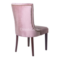 Product photo Harry's half-chair, the color of a dusty rose from the ChiedoCover company.