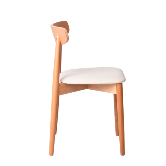 Rockwell chair, velour Velutto Lux 01, legs beech under varnish - photo 2