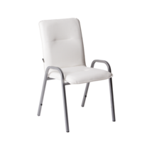 Product photo Rumba chair, Galaxy white leatherette, silver frame from the manufacturer ChiedoCover, product picture, real product photo