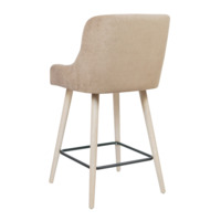 Product photo Mint semi-marble chair, velour Teddy 014, white stain from the ChiedoCover company.