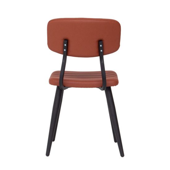 Kato chair, eco-leather, brown - photo 5