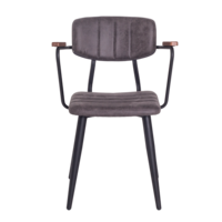 Product photo Kato chair with armrests, velour, solid beech from the ChiedoCover company.
