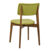 Product photo Topas chair, Matting Montreal72 mustard, light walnut from the ChiedoCover company.