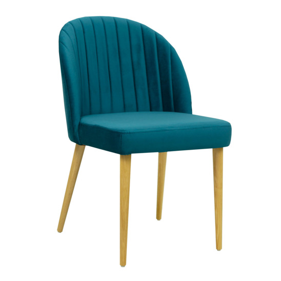 Tony's chair, emerald, legs - beech - photo 1